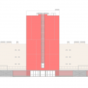 108 Dwellings in Polígono Aeropuerto / Enrique Abascal García 108 Dwellings in Polígono Aeropuerto / Enrique Abascal García Elevation 02