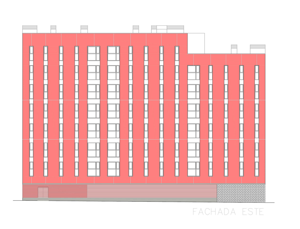108 Dwellings in Polígono Aeropuerto / Enrique Abascal García