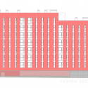 108 Dwellings in Polígono Aeropuerto / Enrique Abascal García 108 Dwellings in Polígono Aeropuerto / Enrique Abascal García Elevation 03