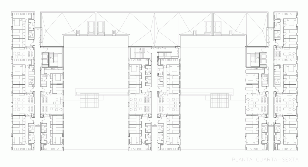 108 Dwellings in Polígono Aeropuerto / Enrique Abascal García
