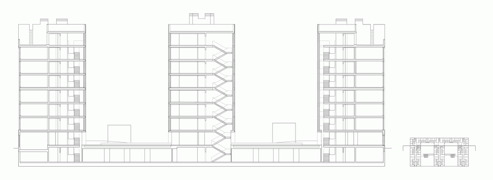 108 Dwellings in Polígono Aeropuerto / Enrique Abascal García