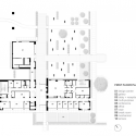 Triangle Brick Headquarters / Pearce Brinkley Cease + Lee Triangle Brick Headquarters / Pearce Brinkley Cease + Lee First Floor Plan 01