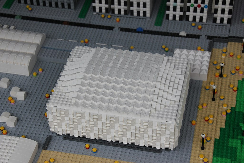 Olympic Park replica made from LEGOs