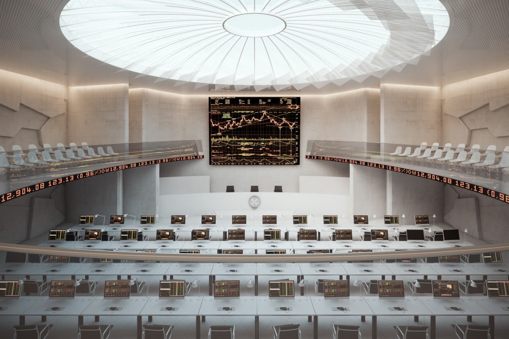 Tehran Stock Exchange Competition Entry / Hans Hollein & Partner