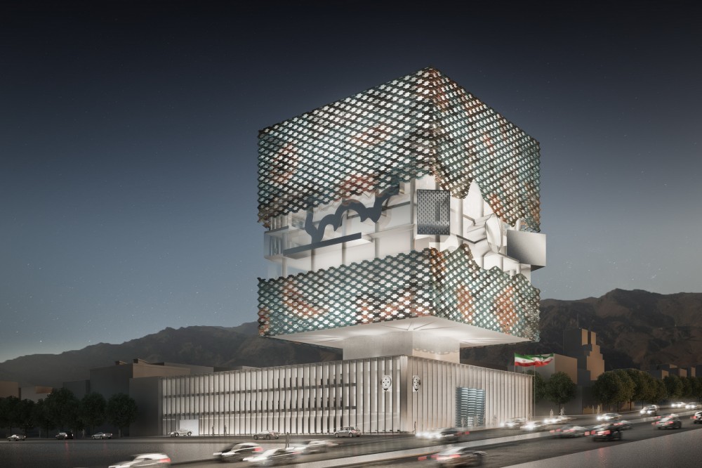 Tehran Stock Exchange Competition Entry / Hans Hollein & Partner