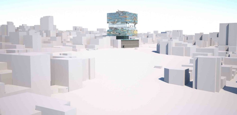 Tehran Stock Exchange Competition Entry / Hans Hollein & Partner