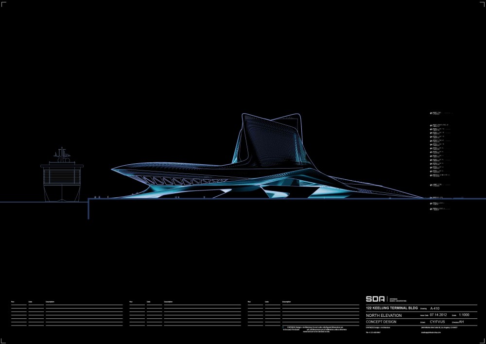 Keelung Harbor Terminal Building Proposal / Synthesis Design + Architecture (SDA)