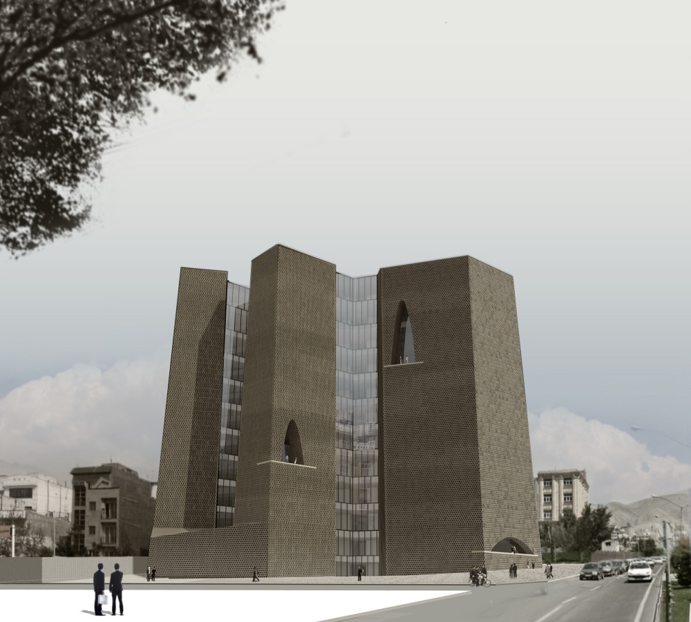 Tehran Stock Exchange Competition, 1st Prize: Alejandro Aravena Architects & VAV Studio