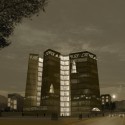 EXTERIOR_SOUTH-EAST-NIGHT EXTERIOR_SOUTH-EAST-NIGHT Exterior South East night © Alejandro Aravena Architects