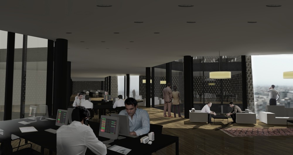 Tehran Stock Exchange Competition, 1st Prize: Alejandro Aravena Architects & VAV Studio