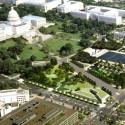 National Mall Design Winning Proposal (7) aerial © GGN / Methanoia