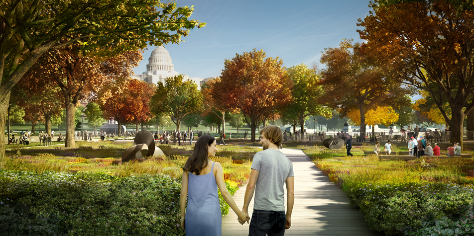 National Mall Design Winning Proposal / Gustafson Guthrie Nichol + Davis Brody Bond