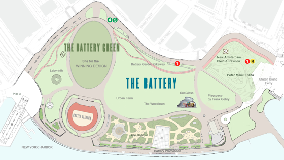 New York City’s The Battery Conservancy announces International Design Competition