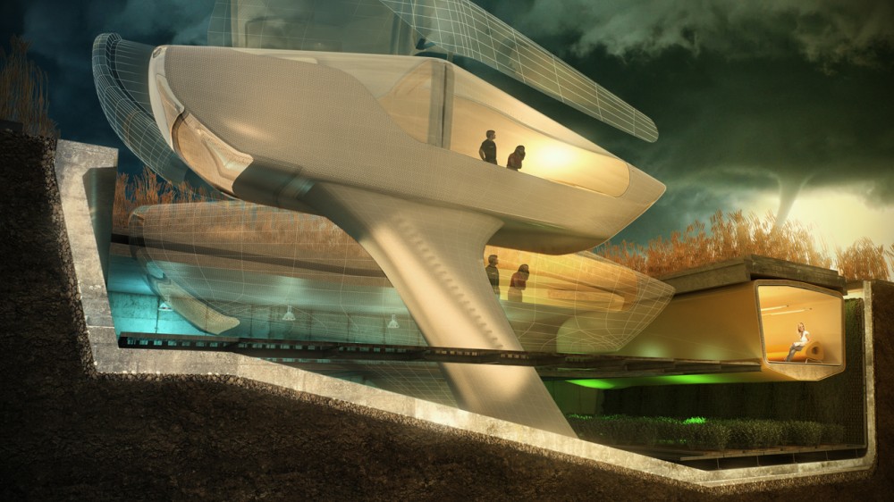 An Erupting Stability: Tornado Proof Suburb / 10 DESIGN