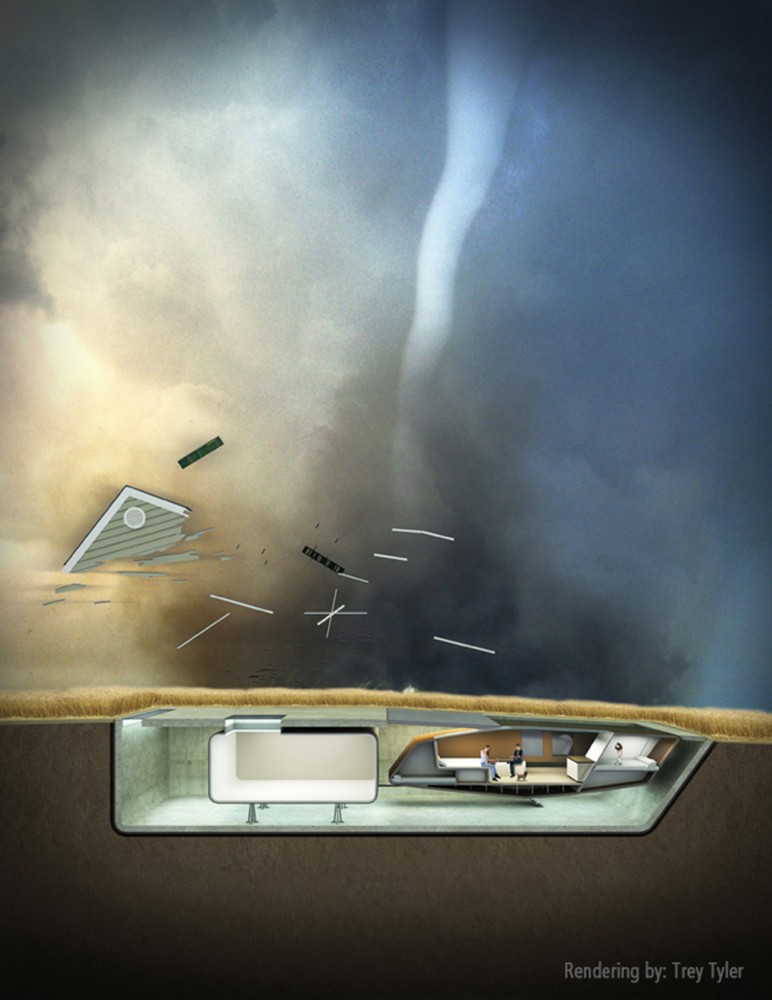 An Erupting Stability: Tornado Proof Suburb / 10 DESIGN