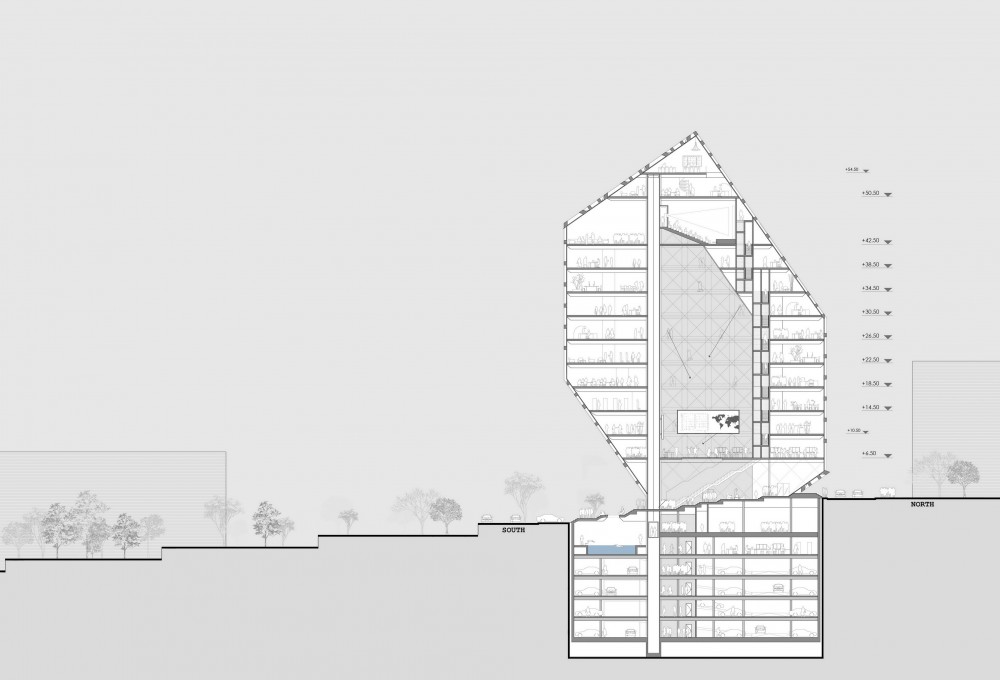 Tehran Stock Exchange Competition Entry / EBA[M] + VMX Architects