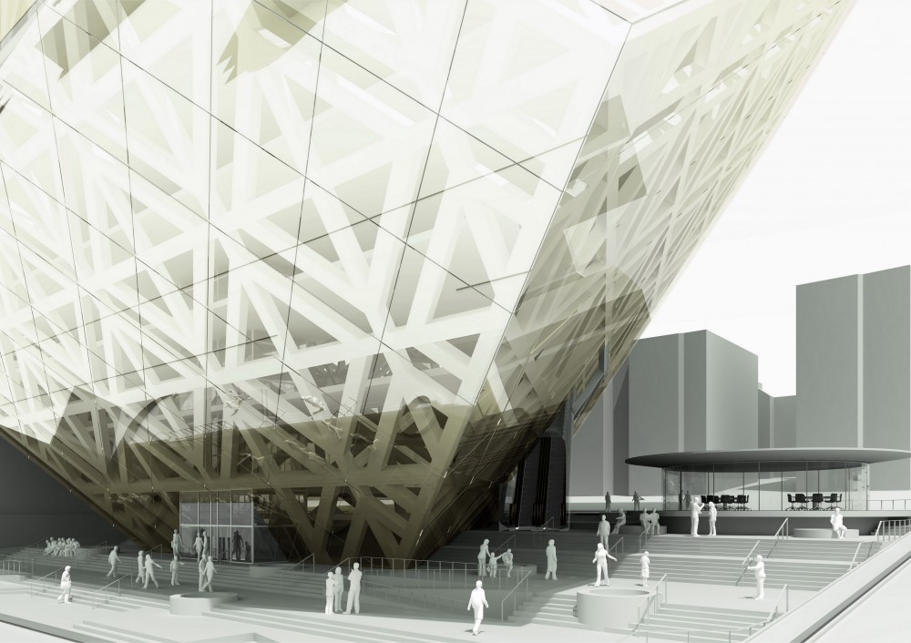 Tehran Stock Exchange Competition Entry / EBA[M] + VMX Architects