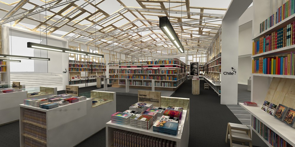 Chilean Pavilion at Guadalajara’s International Book Fair / DAW