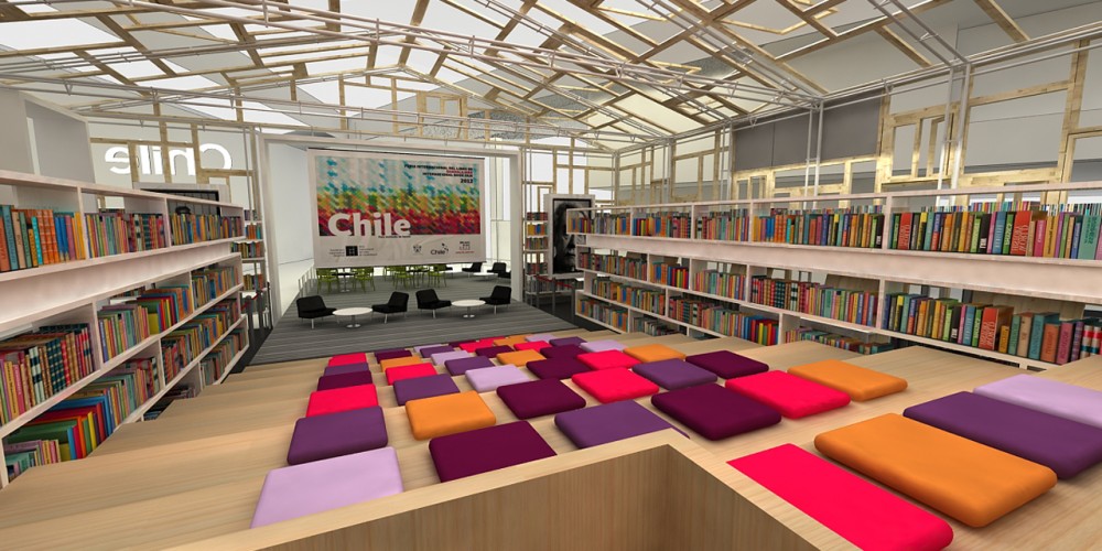 Chilean Pavilion at Guadalajara’s International Book Fair / DAW