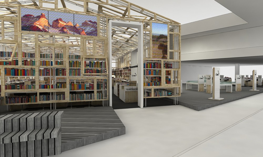 Chilean Pavilion at Guadalajara’s International Book Fair / DAW