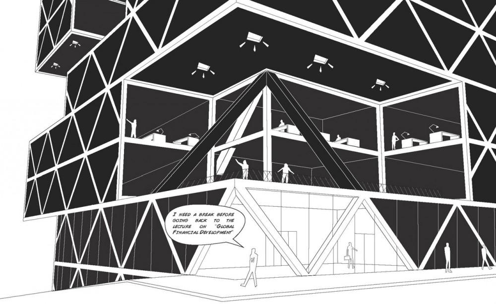 Tehran Stock Exchange Competition, 3rd / Nasrine Seraji + ASAA + Mehdi Bakhshizadeh + Tadbir Omran lranian