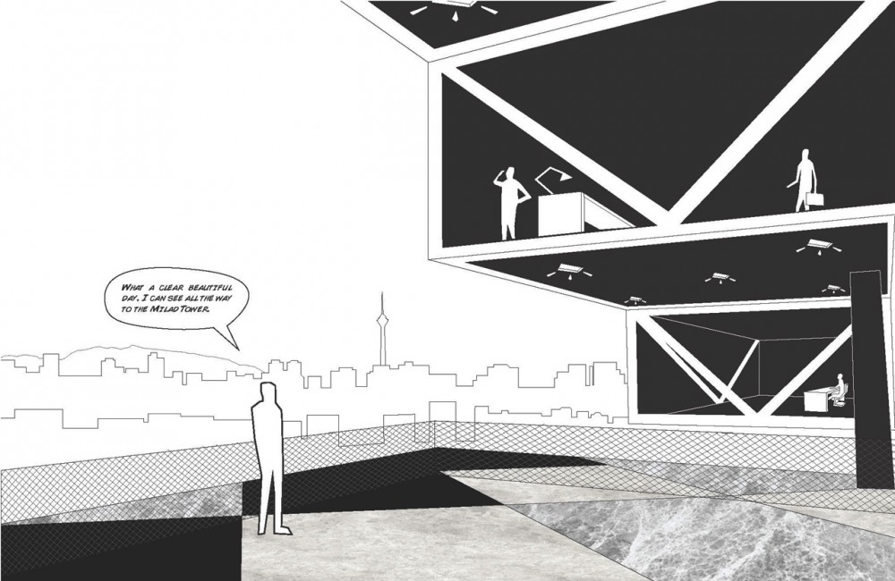 Tehran Stock Exchange Competition, 3rd / Nasrine Seraji + ASAA + Mehdi Bakhshizadeh + Tadbir Omran lranian