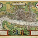 Exhibition: “Open City: London, 1500-1700 (3) Exhibition: “Open City: London, 1500-1700 (3) Civitates Orbis Terrarum. Hand-colored engraving, 1574. Folger Shakespeare Library.