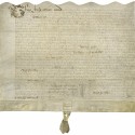 Exhibition: “Open City: London, 1500-1700 (1) Exhibition: “Open City: London, 1500-1700 (1) Deed between Shakespeare and Henry Walker. Manuscript, March 10, 1613. Folger Shakespeare Library.
