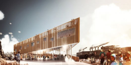 Migrating. Harbor Market, Summer / Possible Greenland