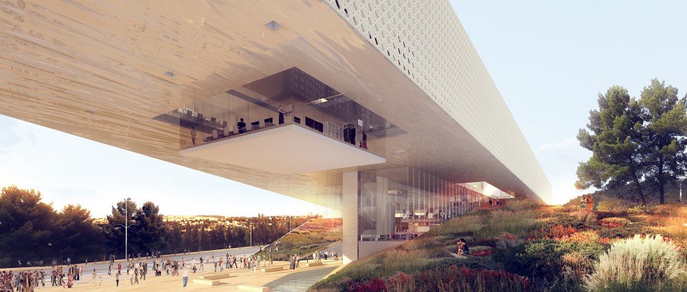 National Library of Israel Competition Entry / ODA