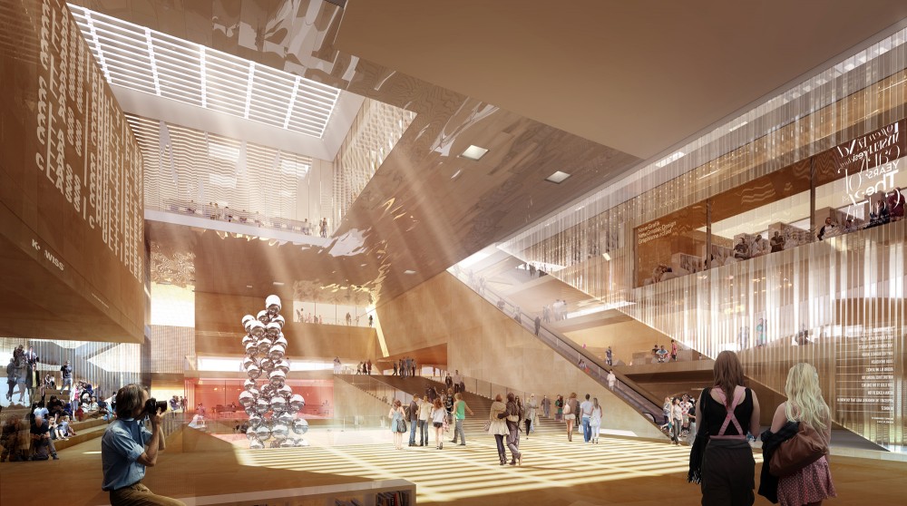 National Library of Israel Competition Entry / ODA