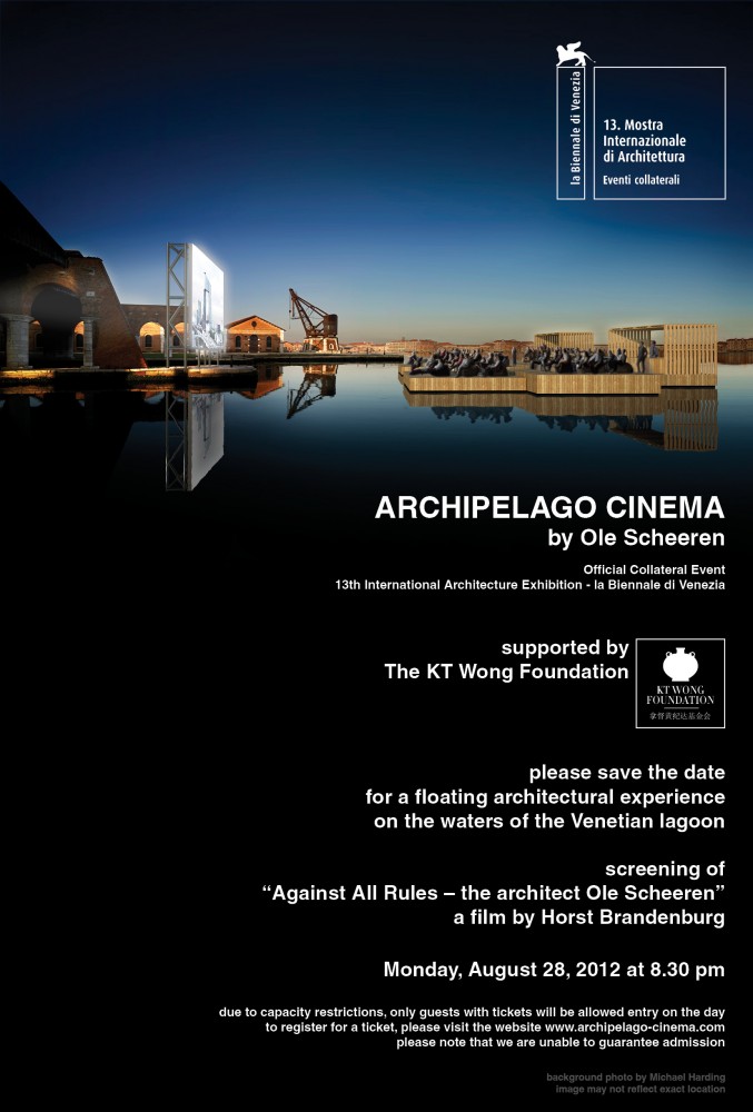 Venice Biennale 2012: Archipelago Cinema / Ole Scheeren