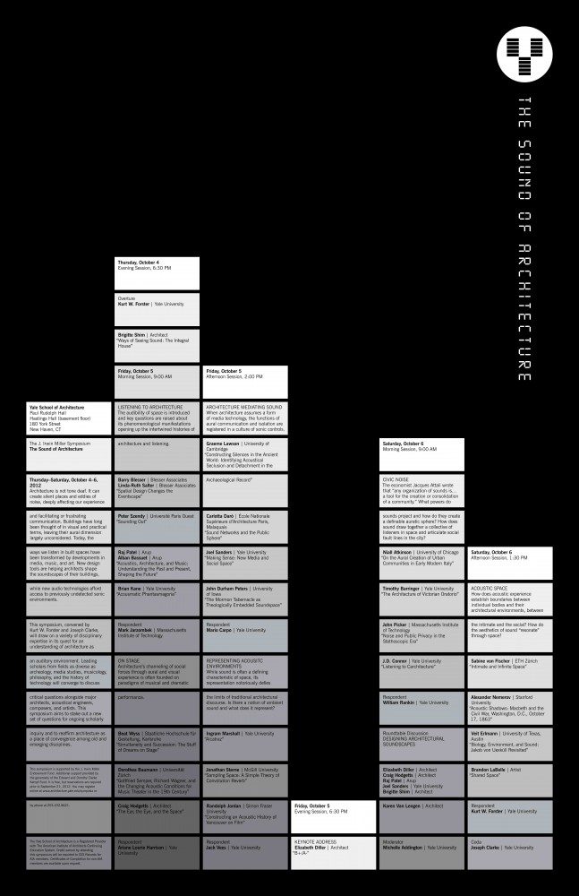 ‘The Sound of Architecture’ Symposium