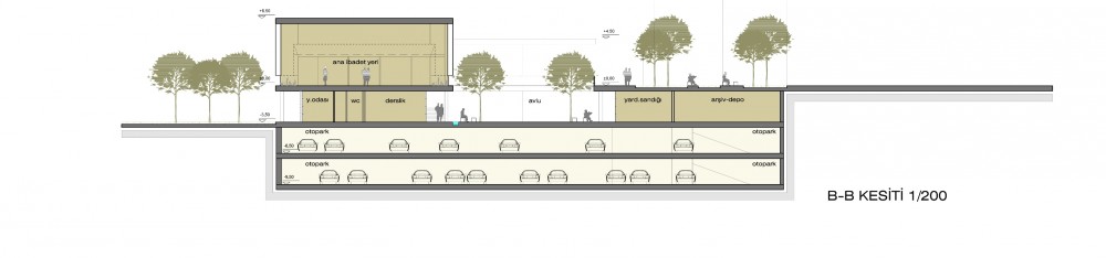 Sisli Halide Edip Adivar Mosque and Social Complex Winning Proposal / Kolektif Mimarlar