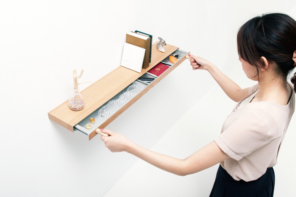 Clopen Shelf Panel / Torafu Architects