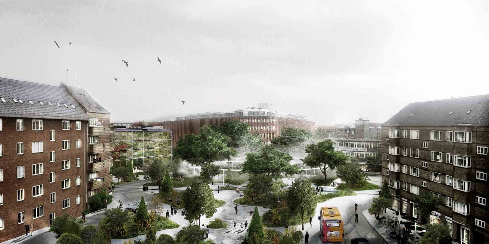 Climate Adapted Neighborhood / Tredje Natur