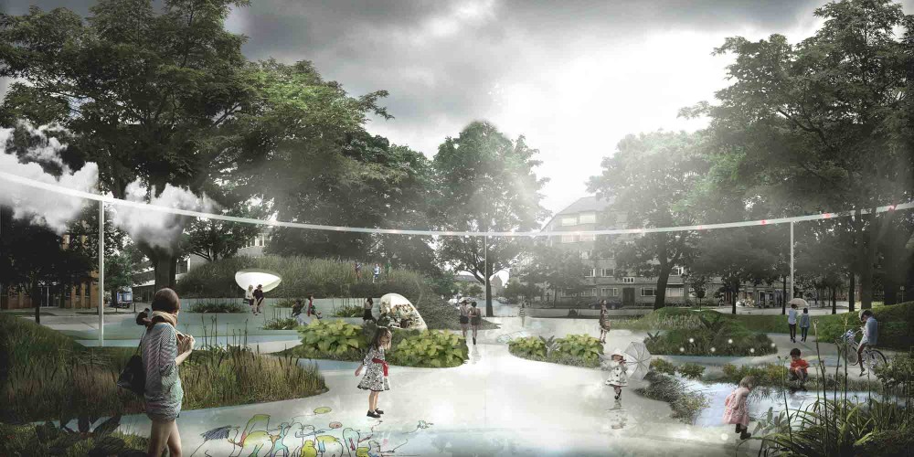Climate Adapted Neighborhood / Tredje Natur