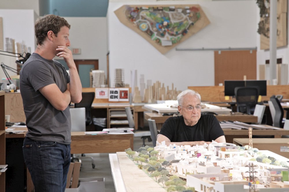 Facebook + Frank Gehry