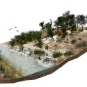 Fishing Boat Harbor and 'River' of Liopetri (11) 3D section