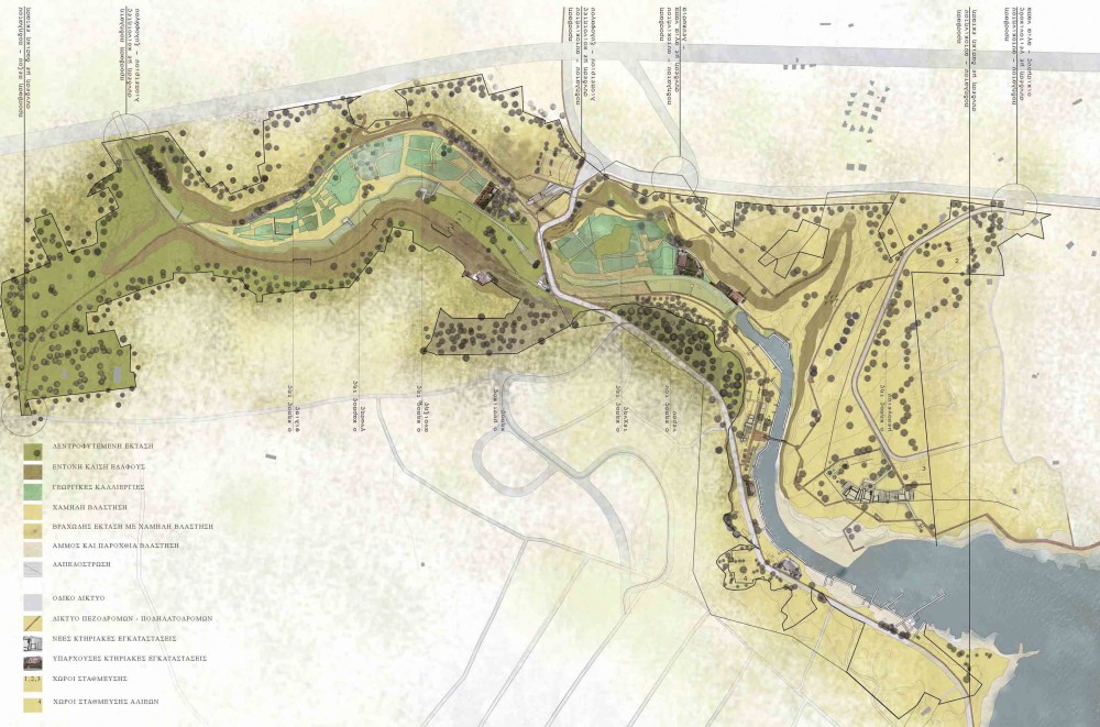 Fishing Boat Harbor and ‘River’ of Liopetri / Various Architects