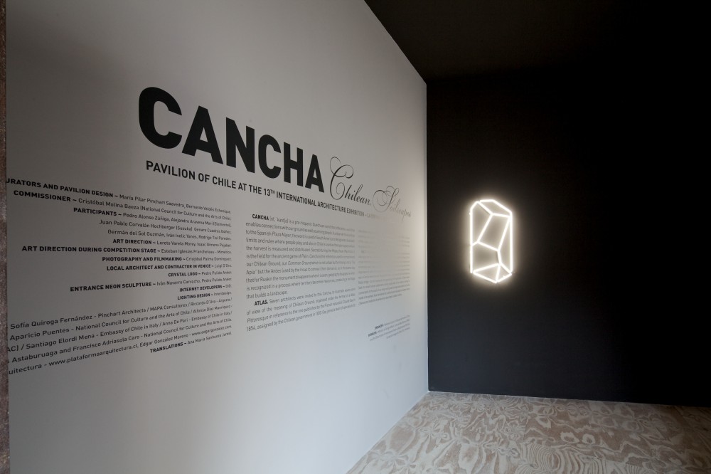 Venice Biennale 2012: CANCHA – Chilean Soilscapes / Chile Pavilion