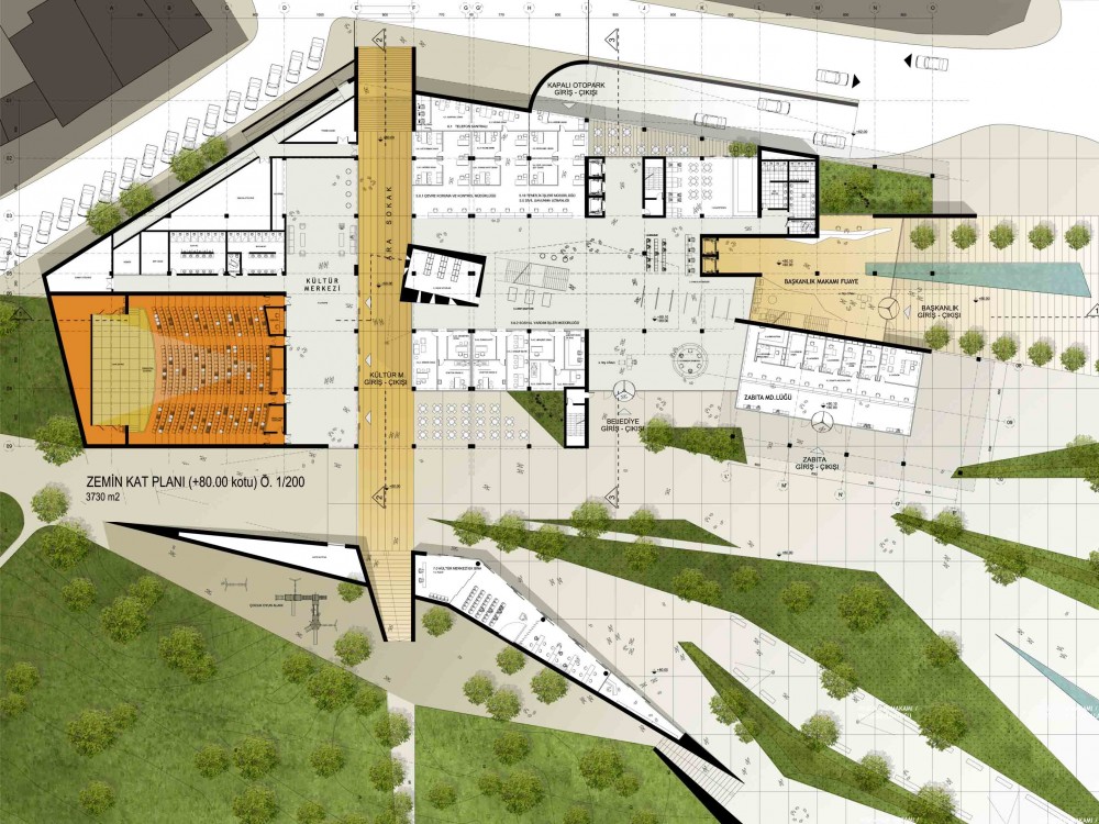 Adana City Hall and Cultural Center / MTF Proje