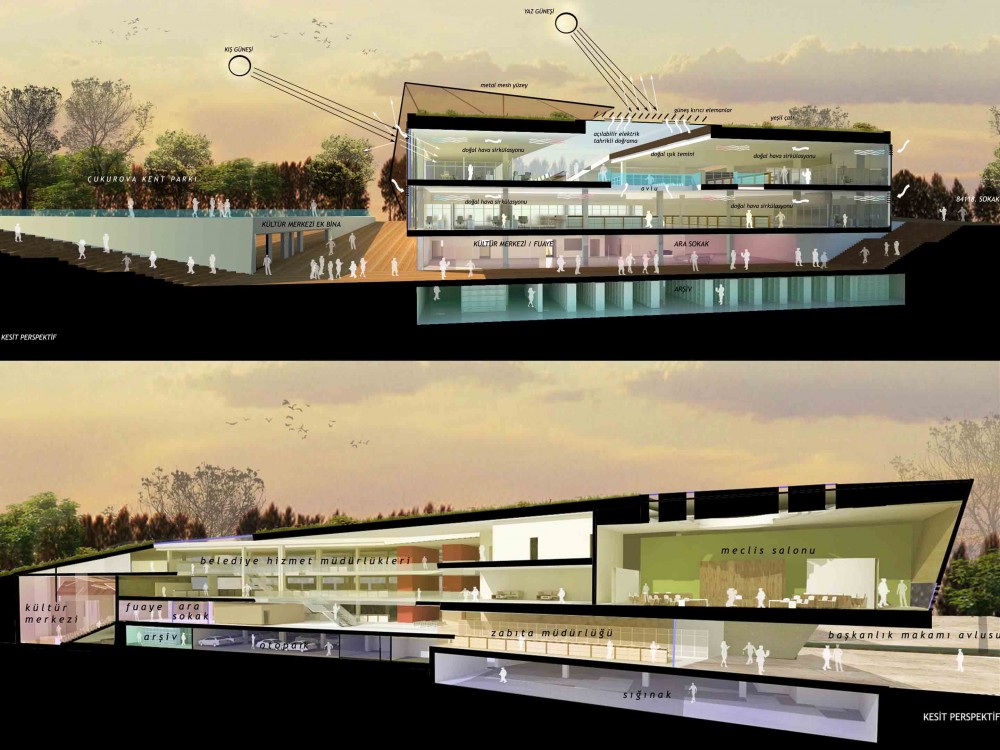 Adana City Hall and Cultural Center / MTF Proje