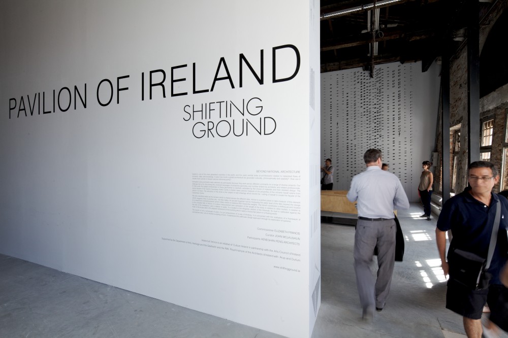 Venice Biennale 2012: Shifting Grounds (Beyond National Architecture) / Ireland Pavilion
