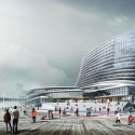 Joint Office Building and Passenger & Cargo Terminal (1) Joint Office Building and Passenger & Cargo Terminal (1) Courtesy of de Architekten Cie.