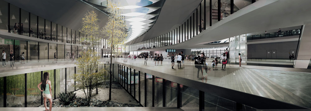 Joint Office Building and Passenger & Cargo Terminal Proposal / de Architekten Cie.