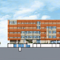 Toulouse Rangueil Hospital / Art&Build Architects Elevation 01