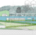 Santo Domingo Savio Kindergarten / Plan B arquitectos Elevation 01