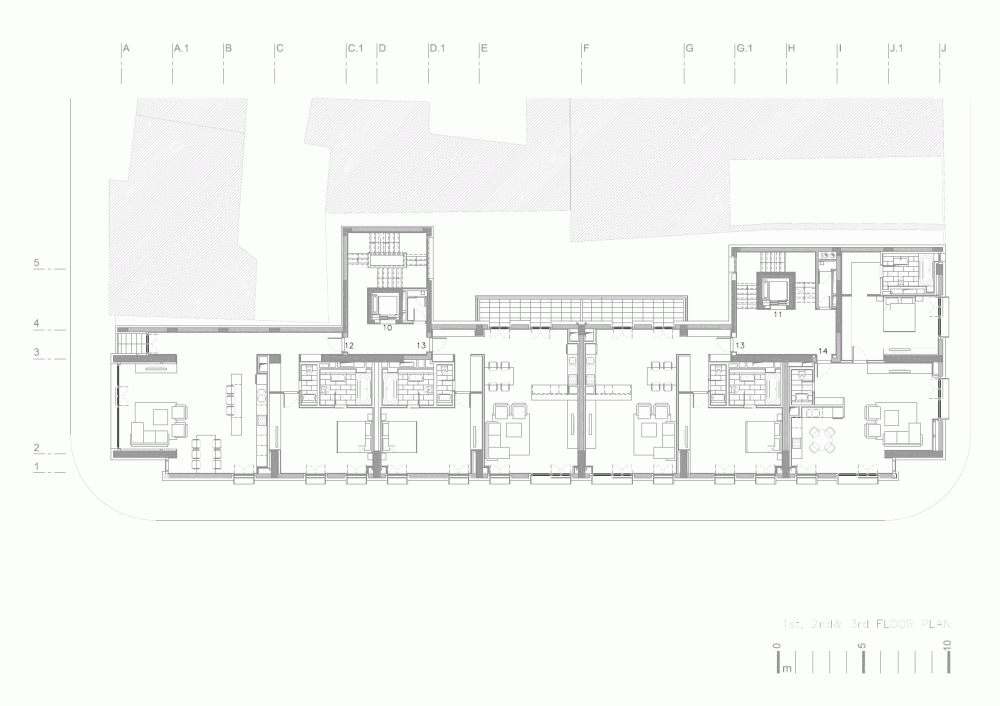 Apartment Building on G.Călinescu Street / Westfourth Architecture