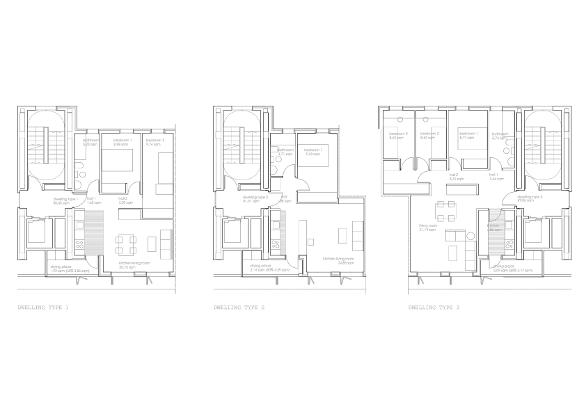 42 Social Housing in the New District of Barajas / B10+N Architects